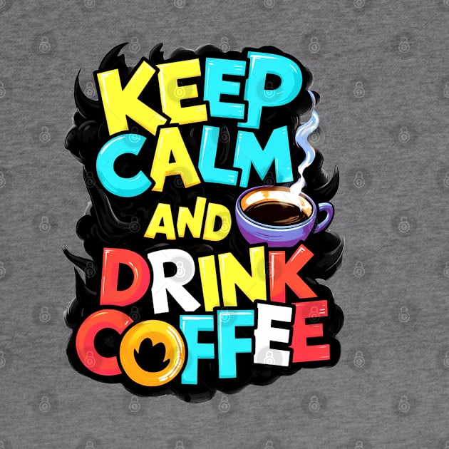 Keep calm and drink coffee by LegnaArt